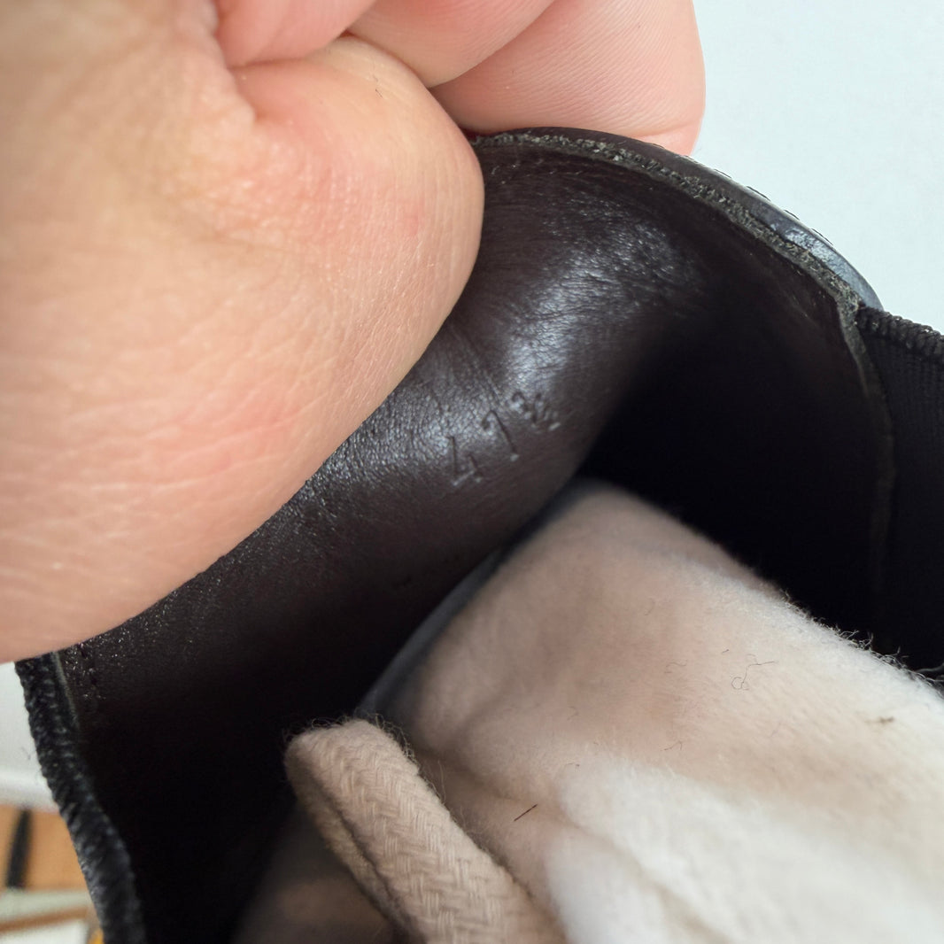 Bottega Veneta Green/Black Tire Boots