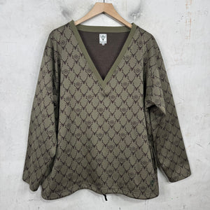 South2West8 V-Neck Logo LS Shirt