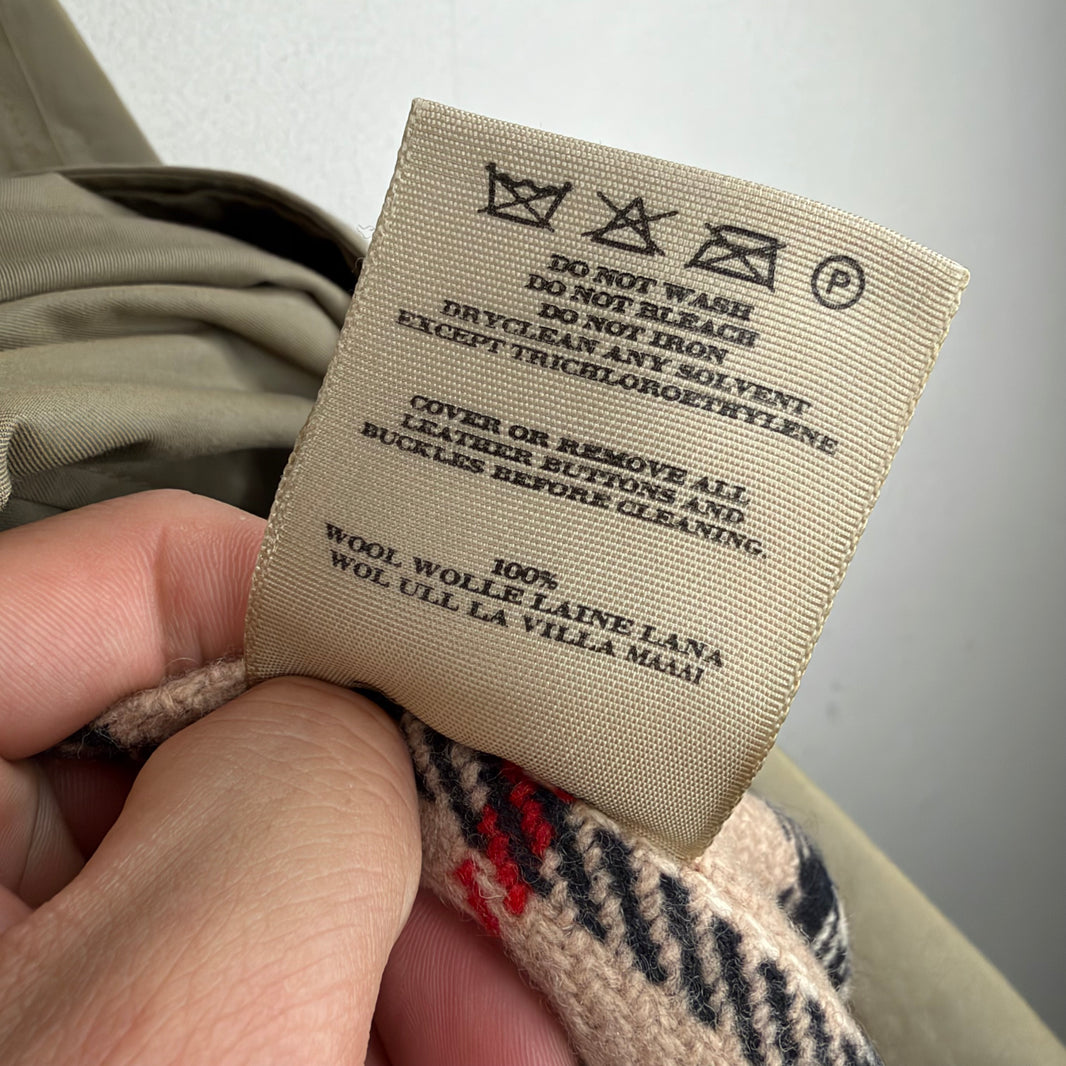 Burberry Plaid Liner Trench Coat