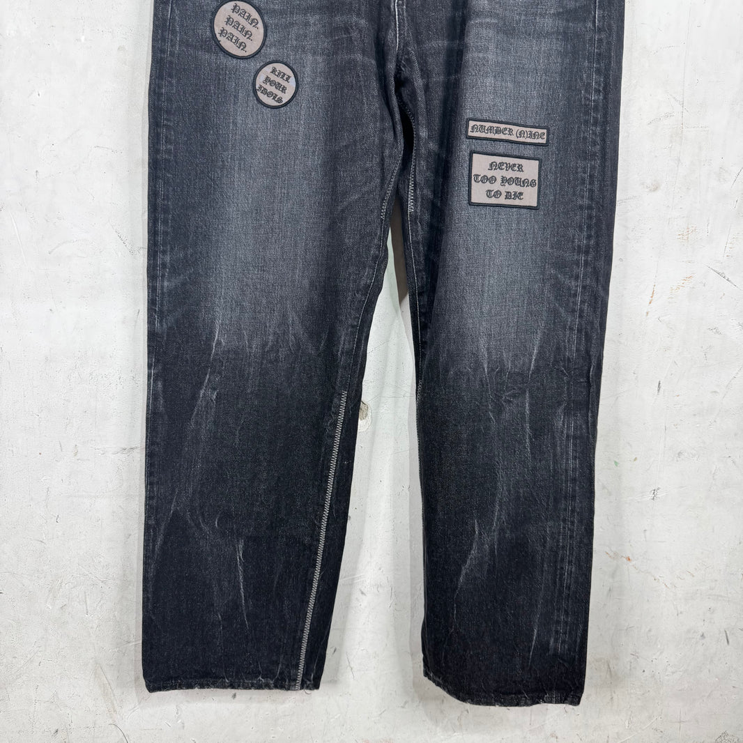 Supreme x Number (N)ine Patched Jeans