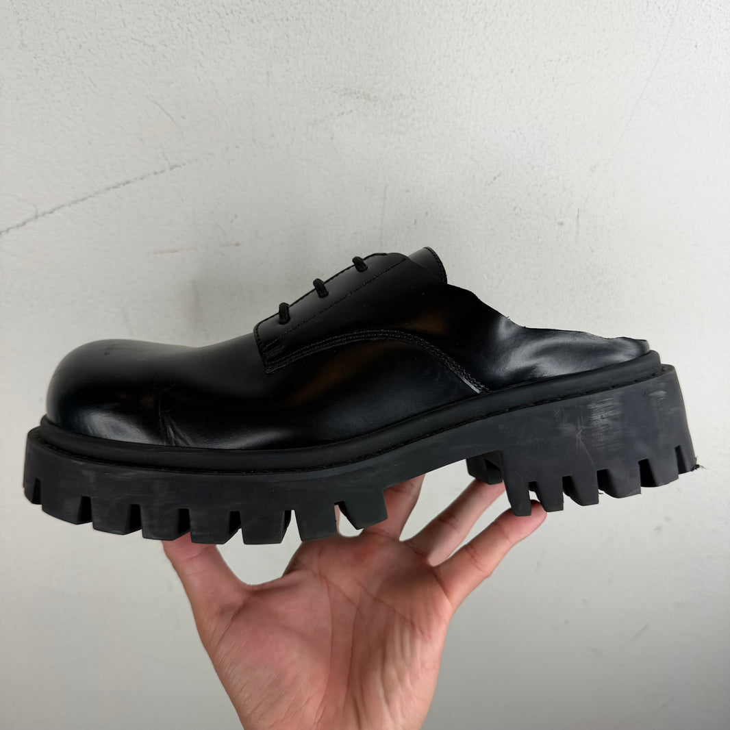 Balenciaga Sergent Derby Mules
