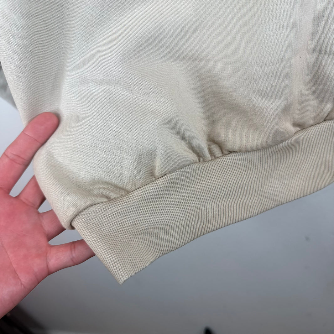 Balenciaga Beige Back Logo Hoodie