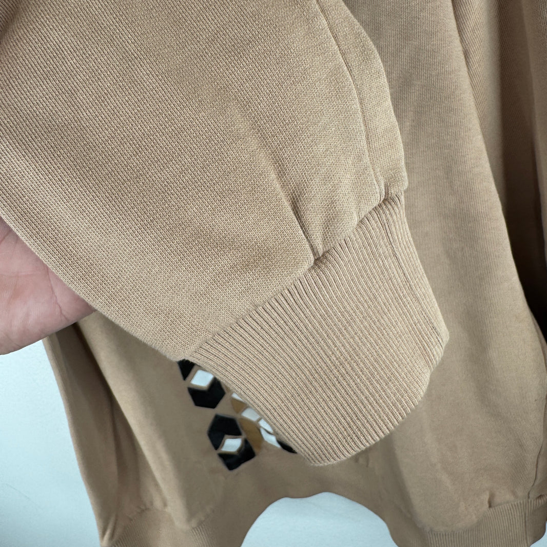 Givenchy Leather/Faux Fur Patch Sweater