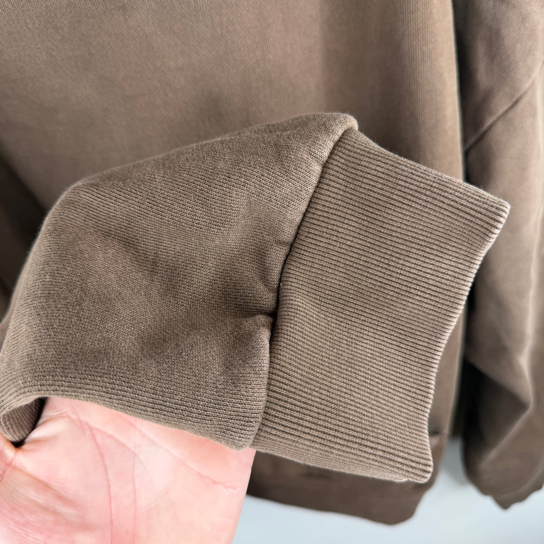 Entire Studios Brown Cropped Hoodie