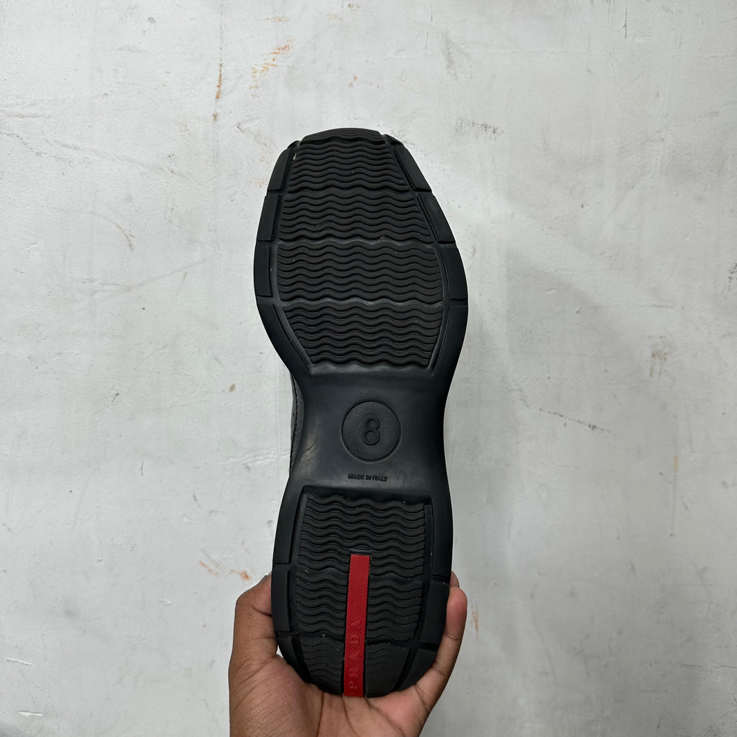 Prada Calzature Leather Trainer