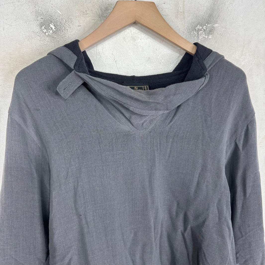 Fendi Gaiter Mesh Hoodie