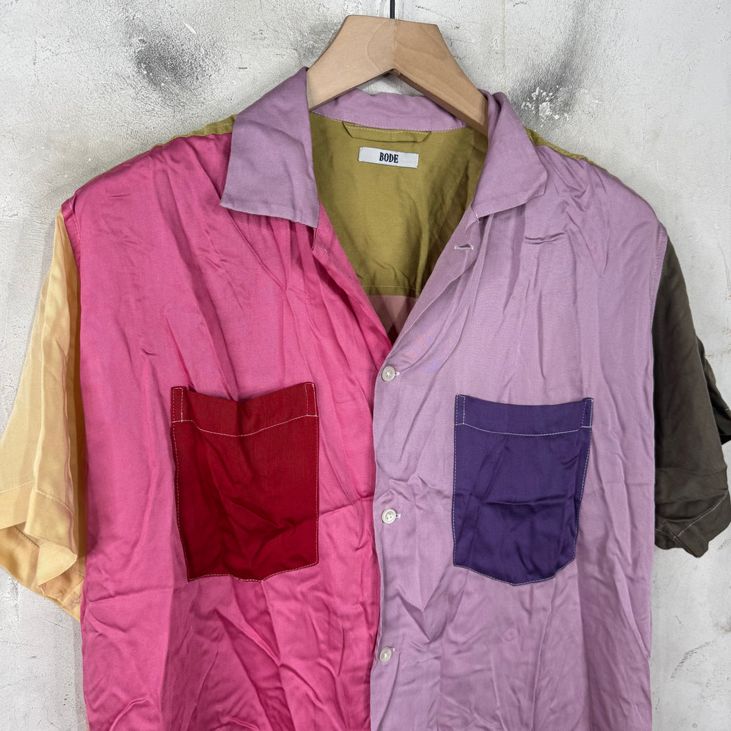 Bode Colorblocked Viscose Shirt