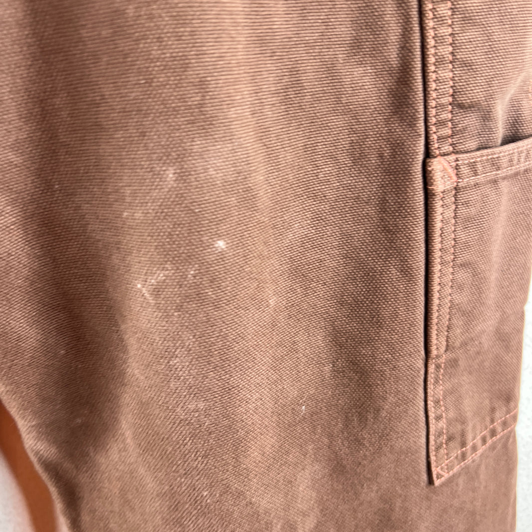 Kapital Red Buckleback Straight Leg Trousers