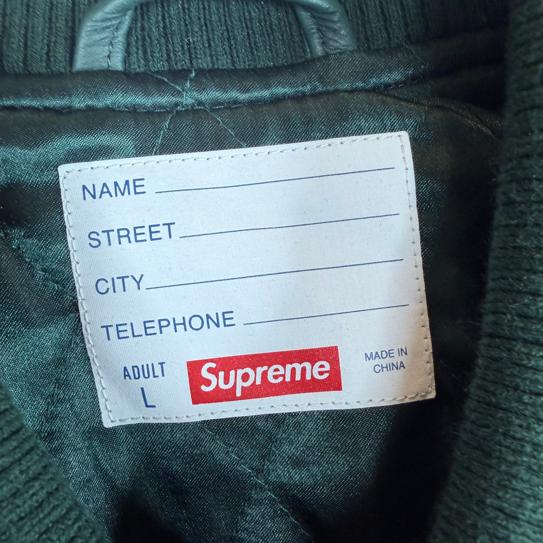 Supreme Cross Varsity Jacket