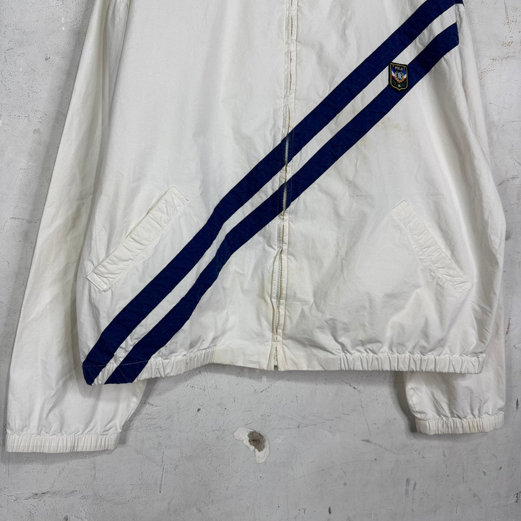 Ralph Lauren Crest Striped Track Jacket