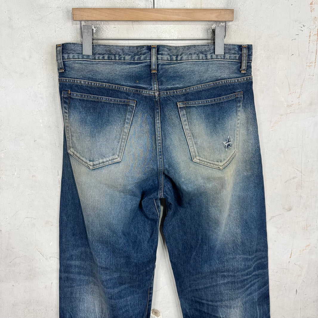 Supreme Faded Blue Selvedge Jeans