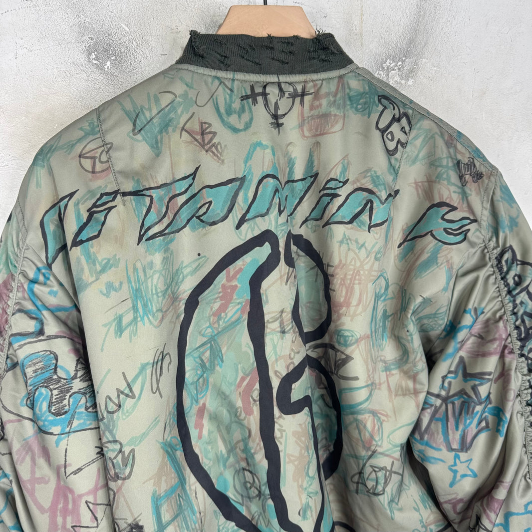 Mowalola Graffiti Bomber Jacket