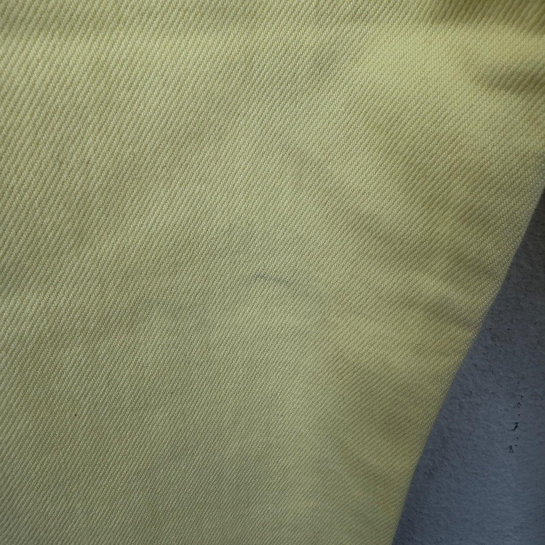 Prada Pastel Yellow Classic Fit Jeans