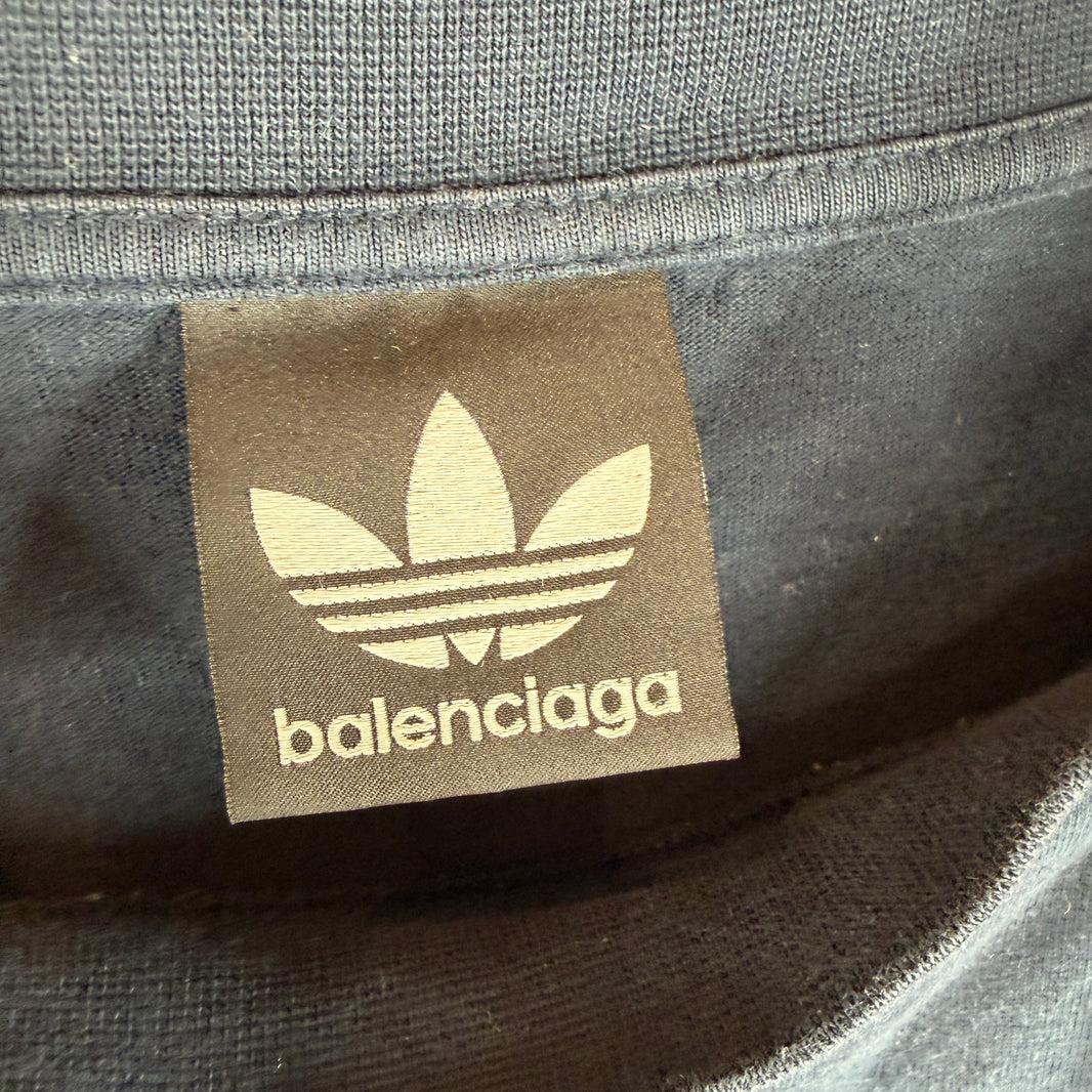 Balenciaga Adidas Distressed L/S T-Shirt