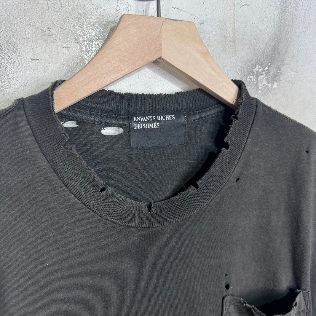 ERD Distressed Logo Pocket T-Shirt