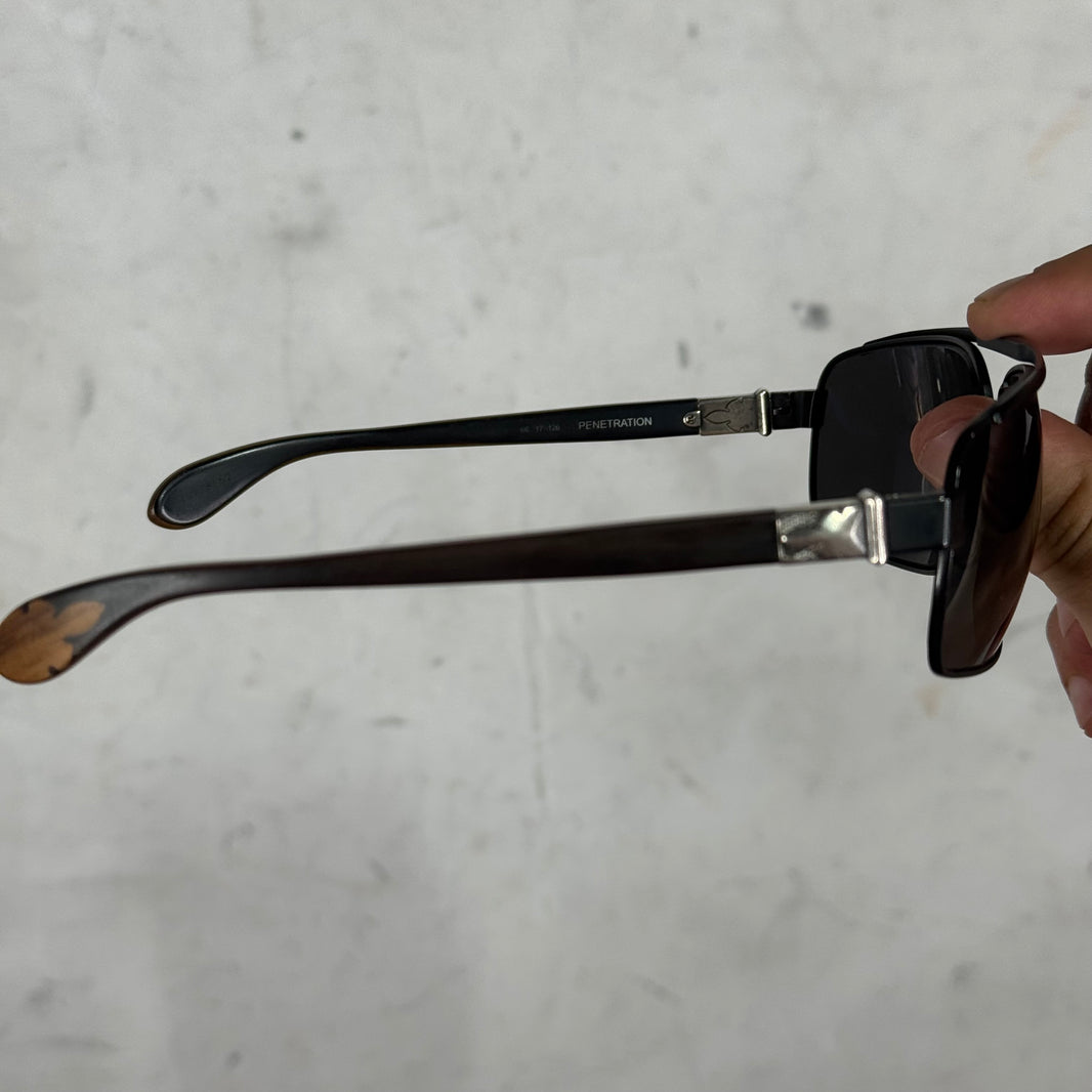 Chrome Hearts Penetration Wood Sunglasses