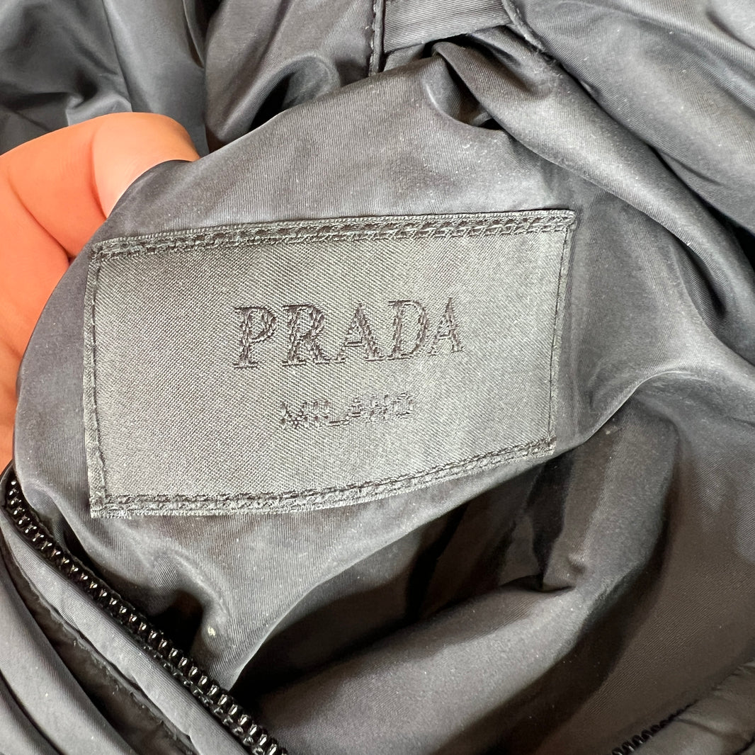 Prada Reversible Plaque Puffer Jacket