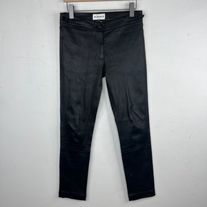 Ann Demeulemeester Leather Skinny Pants