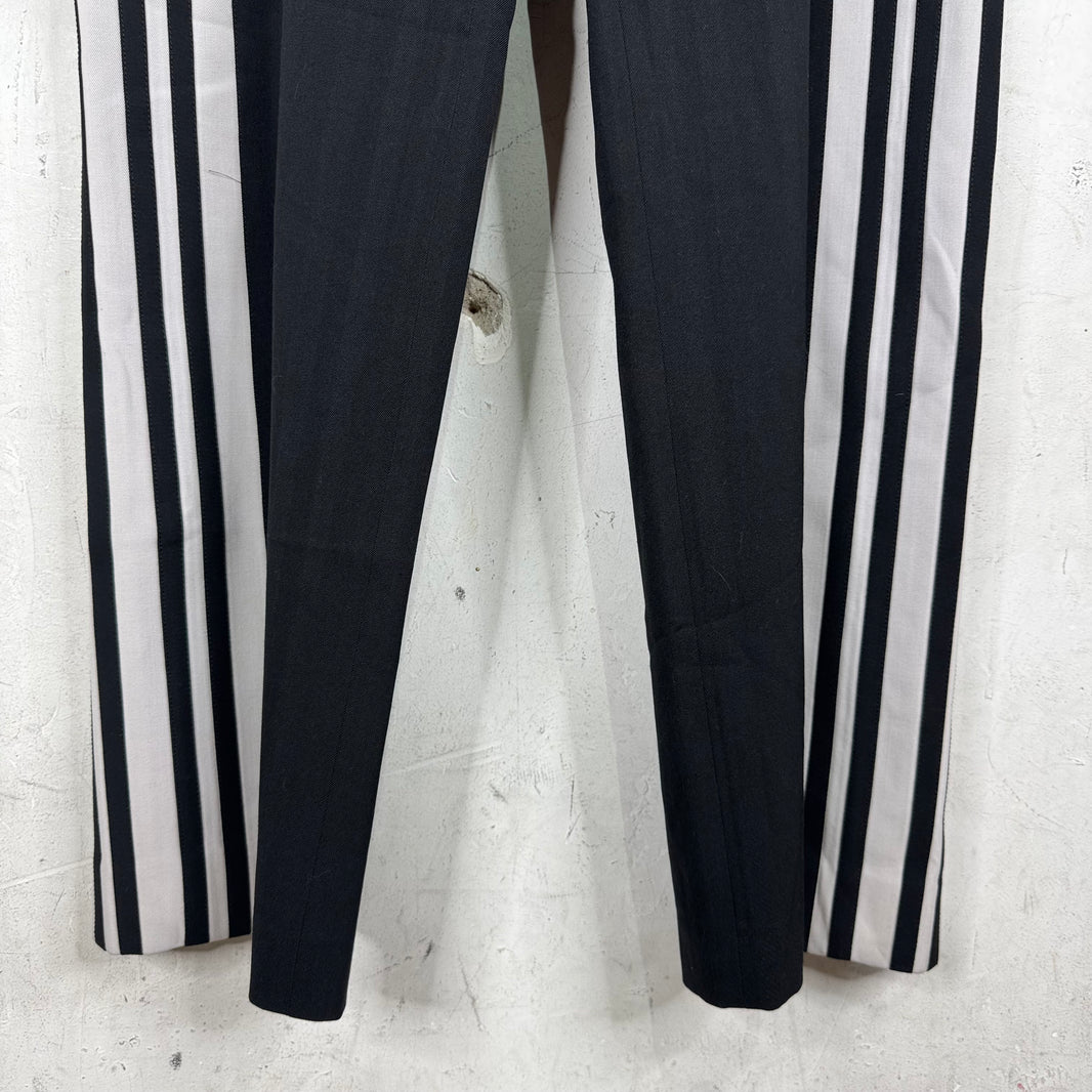 Balenciaga Snap Striped Loose Trousers