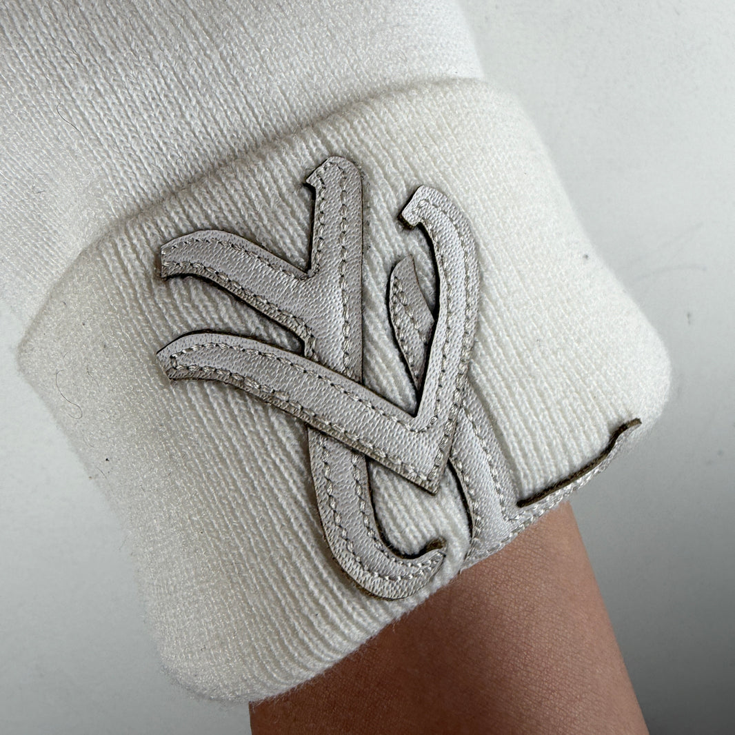 YVL Friends & Family Leather Patch Beanie