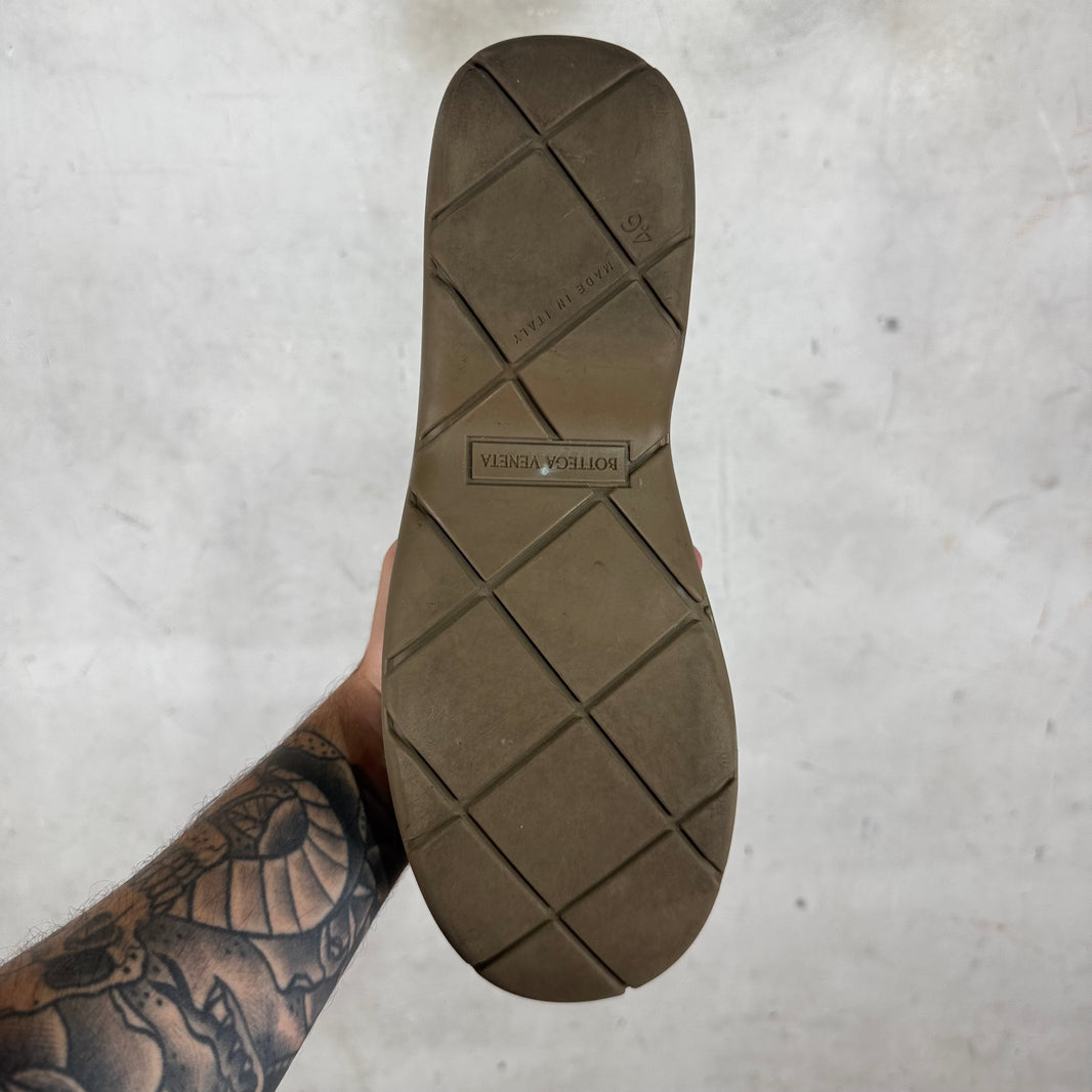 Bottega Veneta Brown Rubber Puddle Boots