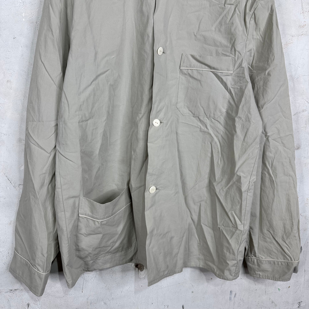The Row Beige Pajama Shirt