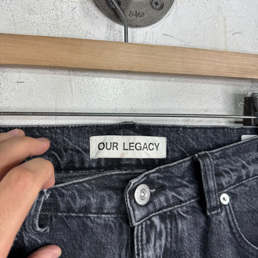 Our Legacy Charcoal Third Cut Jeans
