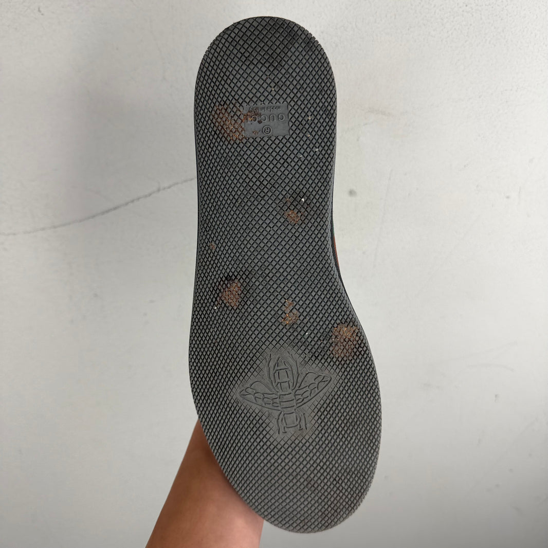 Gucci Distressed Hi-Top Screener Sneakers