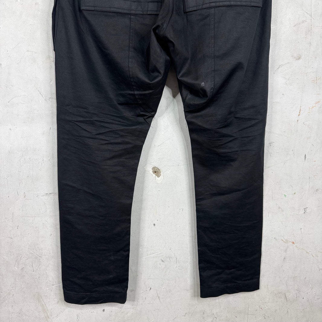 DRKSHDW Black Canvas Creatch Pants