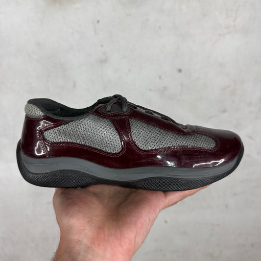 Prada Patent Burgundy Americas Cup