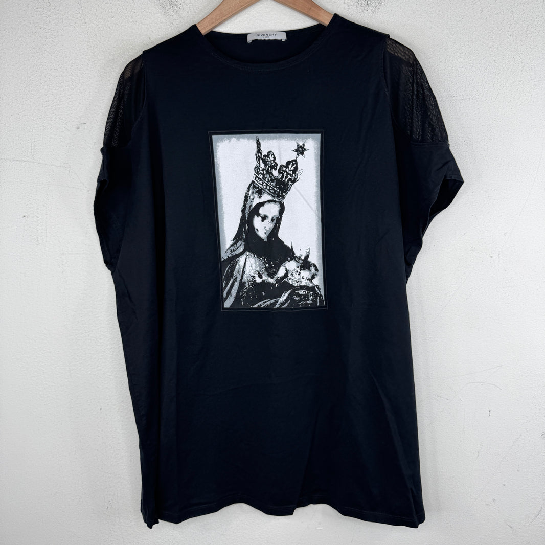 Givenchy Crowned Mother Mary Sleeveless T-Shirt