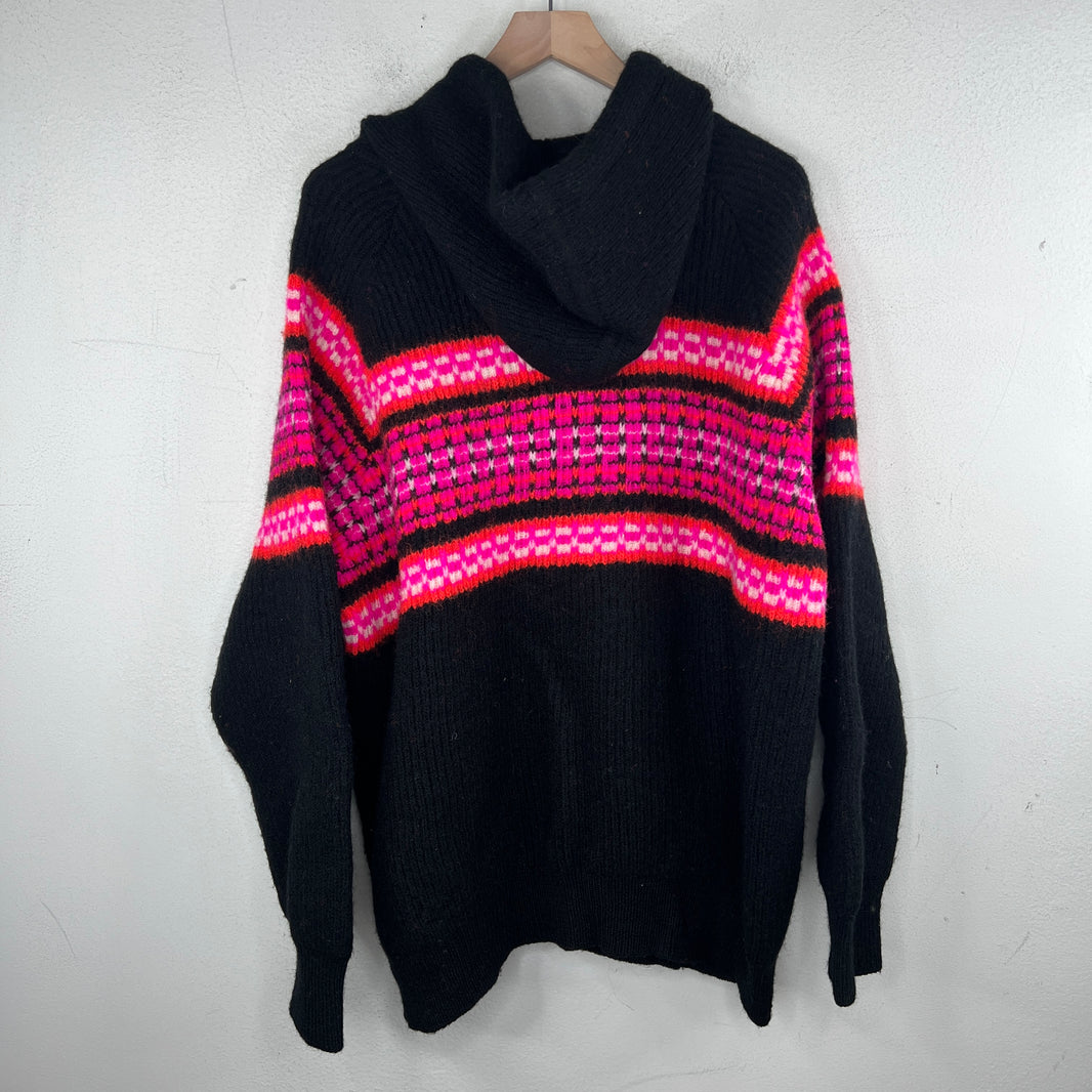 Celine Jacquard Knit Hoodie