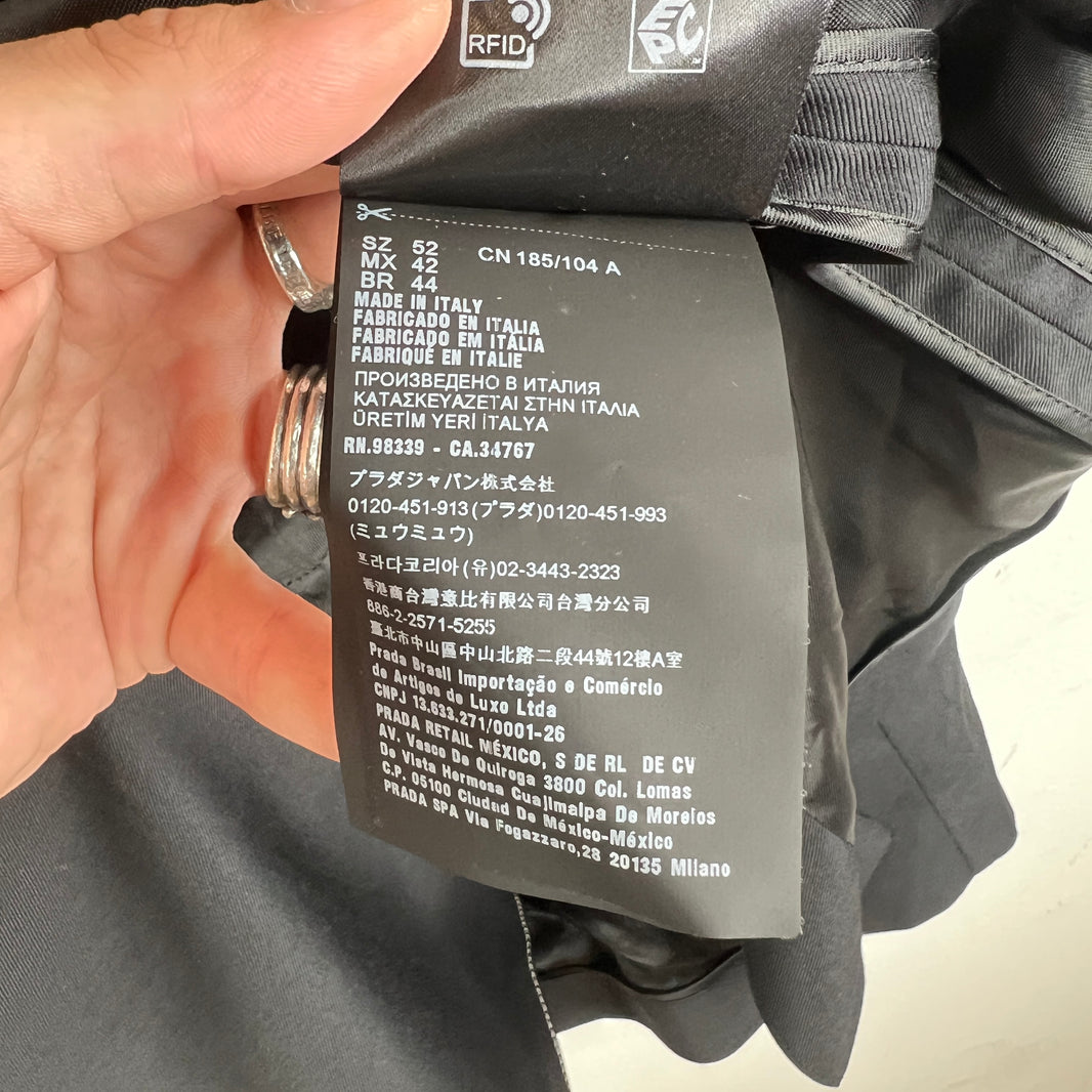 Prada Contrast Stitch Blazer Jacket