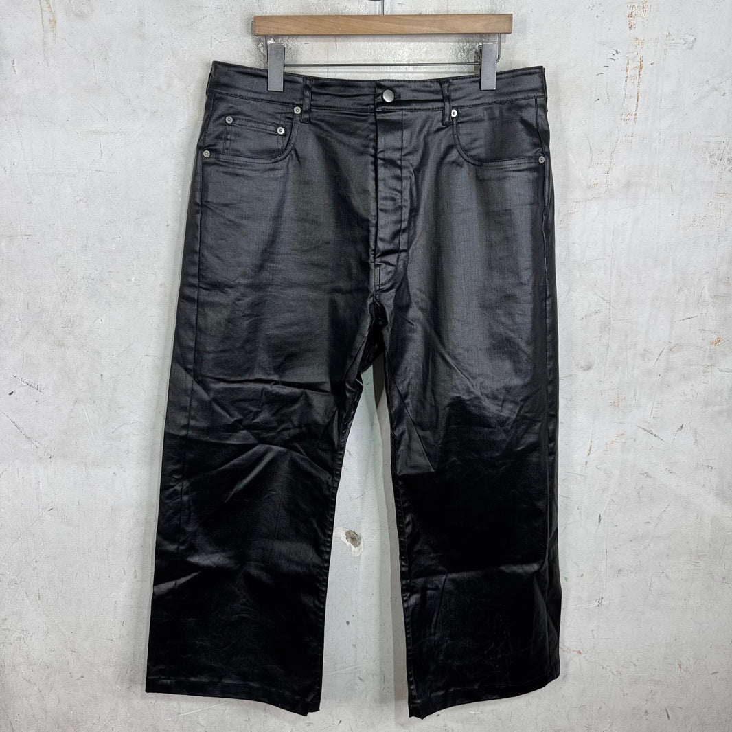 Rick Owens Lido Coated Geth Jeans