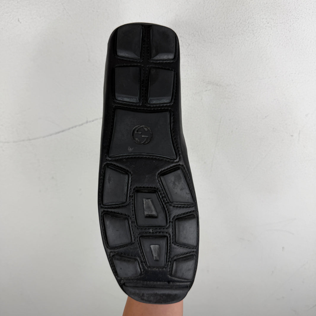 Gucci Leather Web GG Strap Loafer