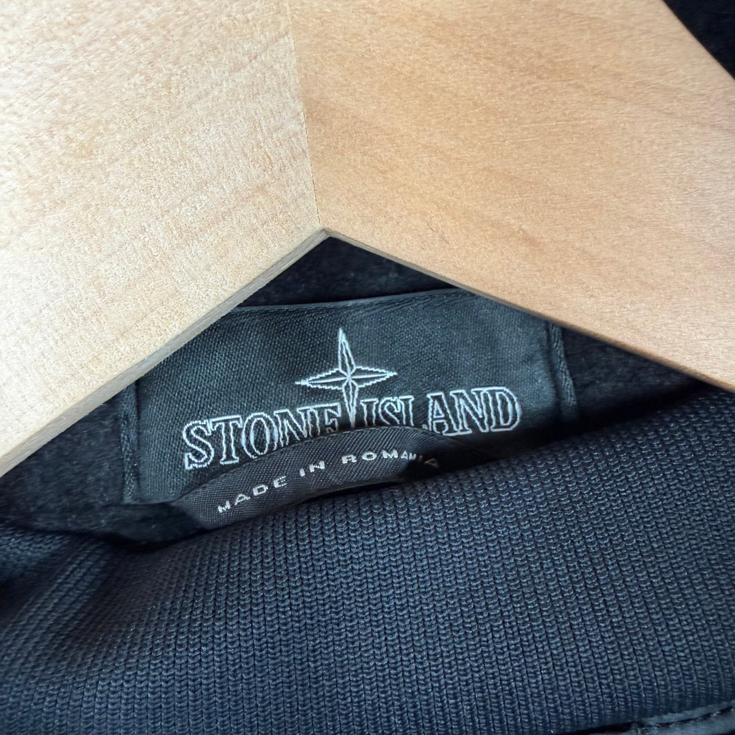 Stone Island Shadow Project Black Washed Double Layered Coat