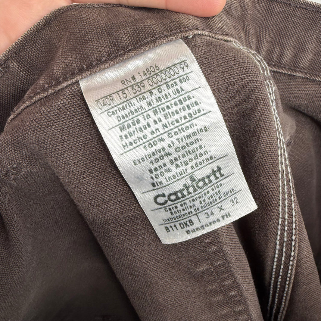 Vintage Carhartt Brown Dungaree Pants