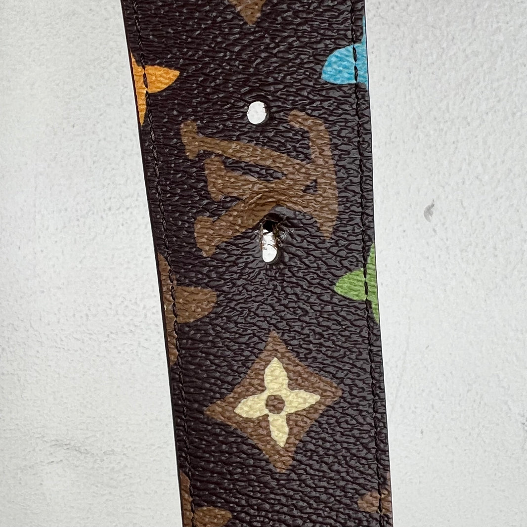 Louis Vuitton Craggy Monogram Brown Reversible Belt