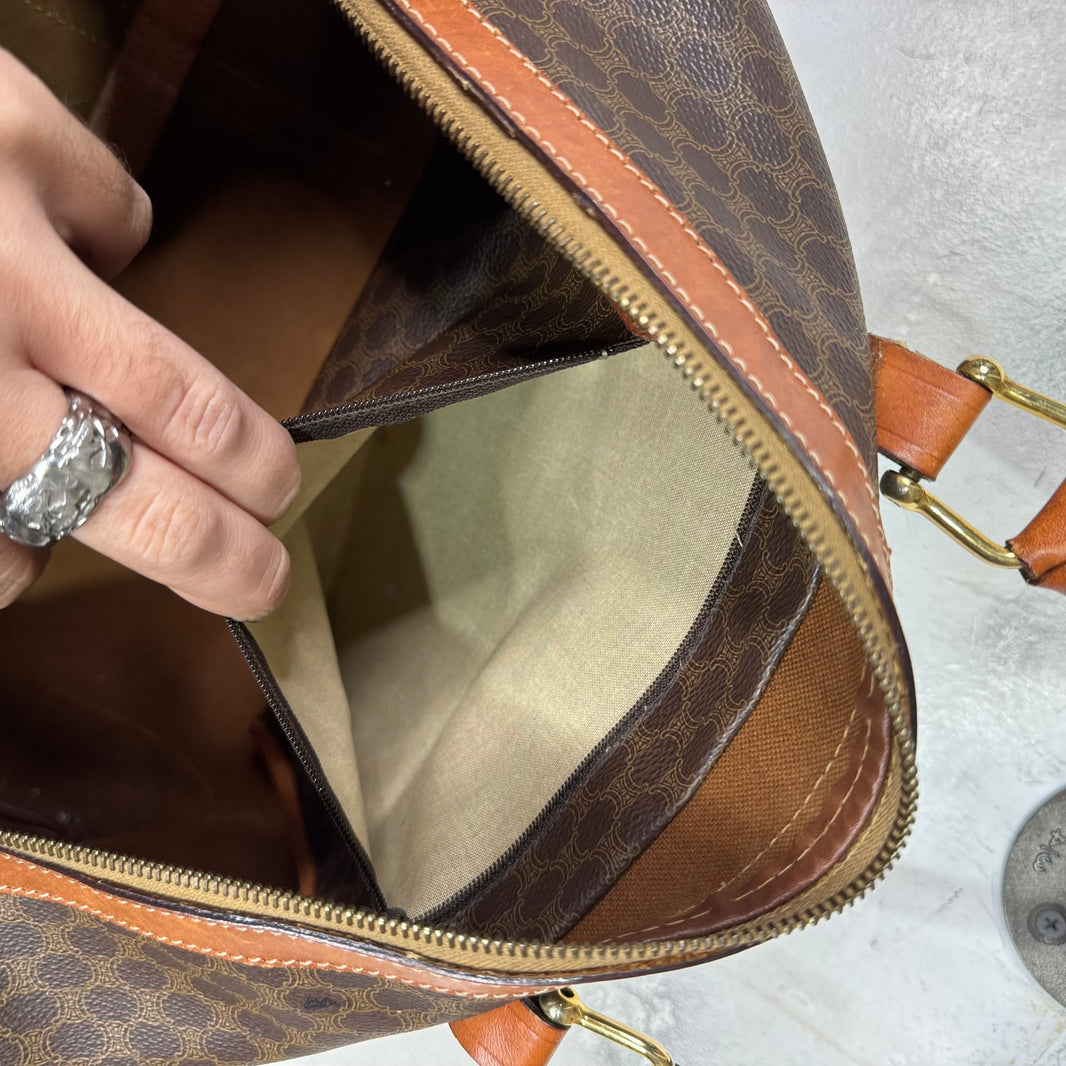 Celine Vintage Triomphe Duffle Bag