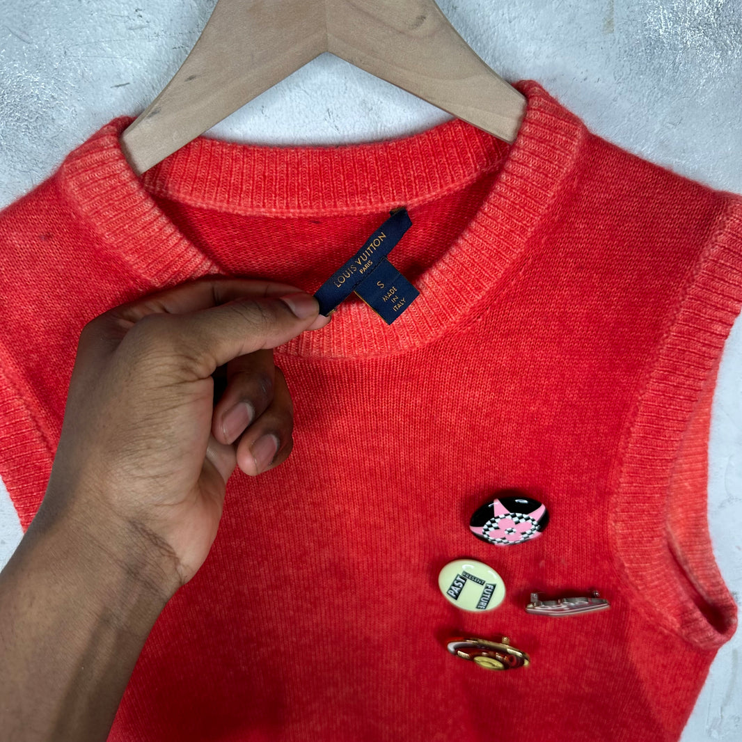 Louis Vuitton Cashmere Pin Sweater Vest