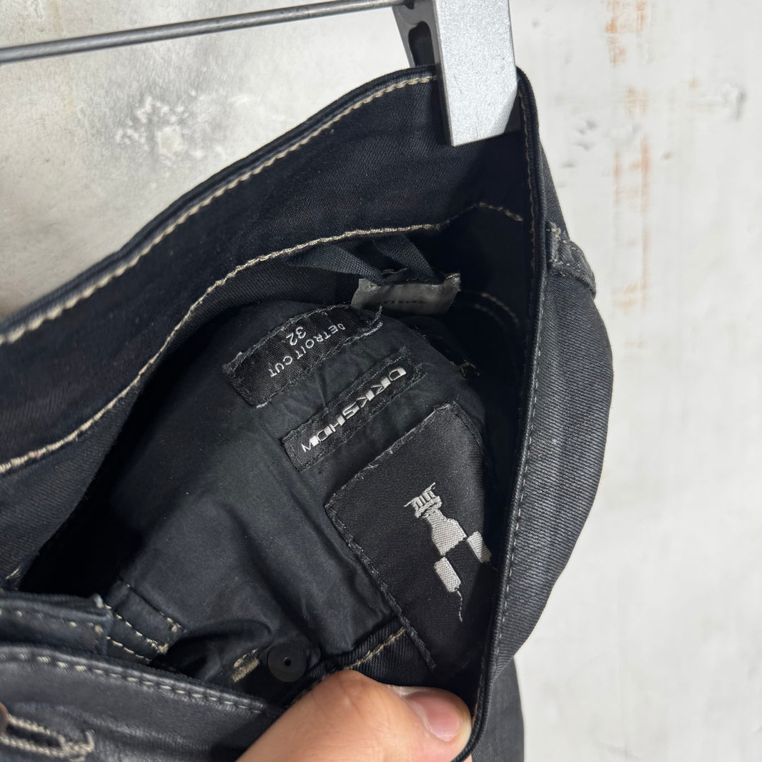 DRKSHDW Waxed Detroit Jeans