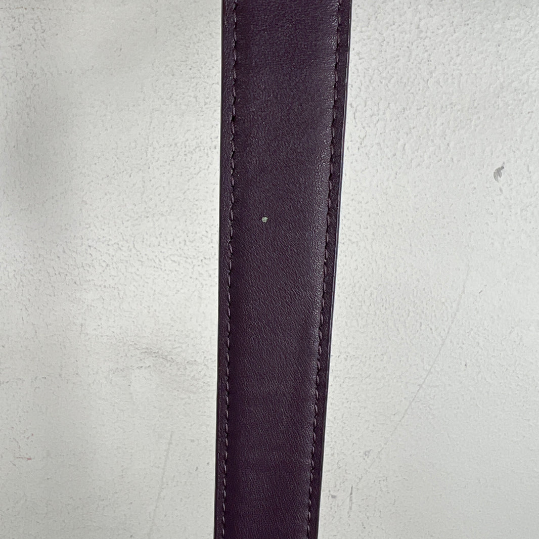Telfar Logo Purple Belt