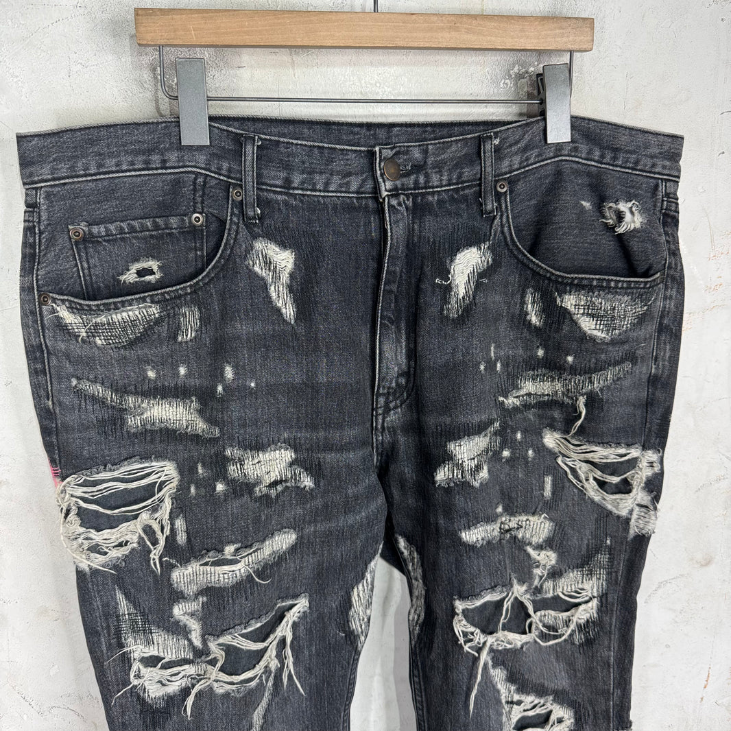 Endless Denim Sample Charcoal Boro Jeans