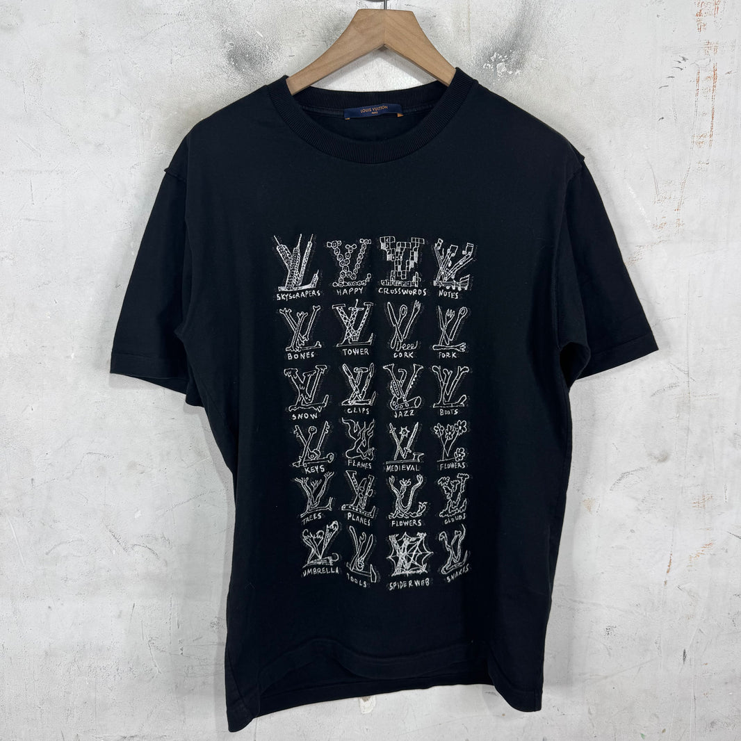 Louis Vuitton Logo Cartoon T-Shirt