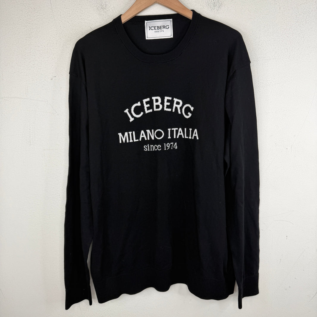 Iceberg Milano Italia Black Sweater