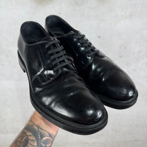 Prada Black Brushed Derbys