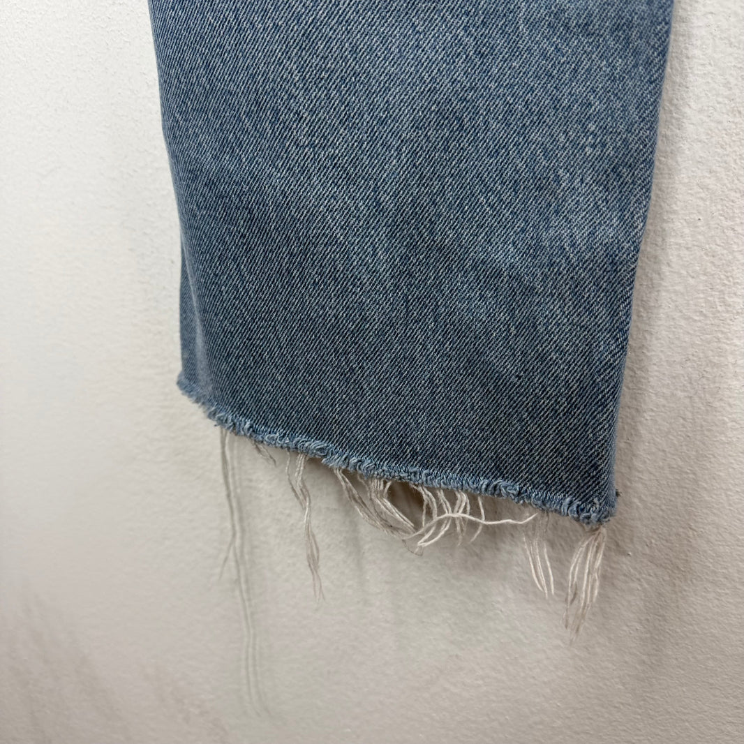 Vintage Smoked Denim Double Knee Jeans