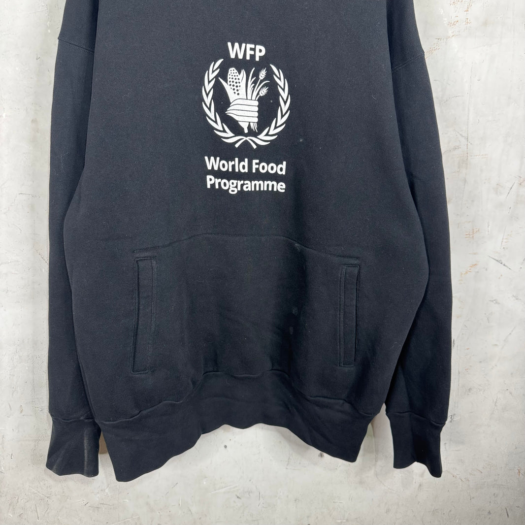 Balenciaga WFP Black Heavy Hoodie
