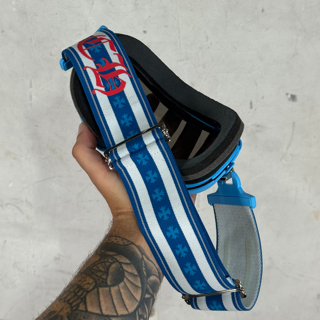 Chrome Hearts Blue Skiwear Goggles