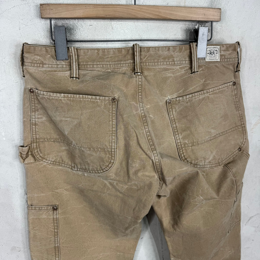 RRL Whiskered Khaki Carpenter Pants